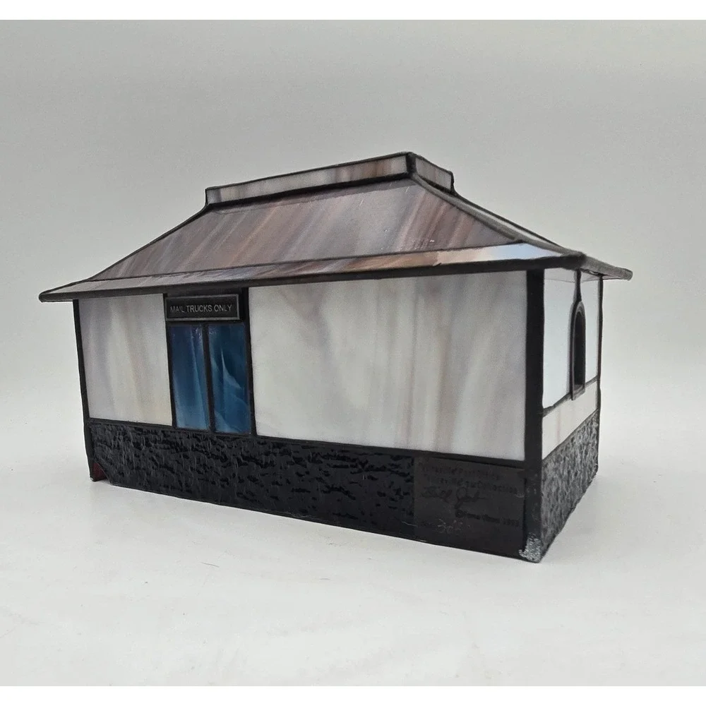 Forma Vitrum Vitreville Post‎ Office Stained Glass House Bill Job 1993 Box COA